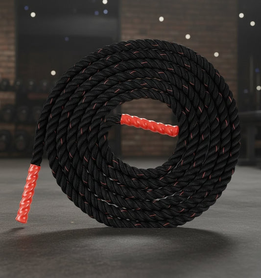 Peak Power Battle Rope, hochwertiges Schlagseil für Kraftausdauer & Muskelaufbau, Schwungseil für effektives Ganzkörpertraining