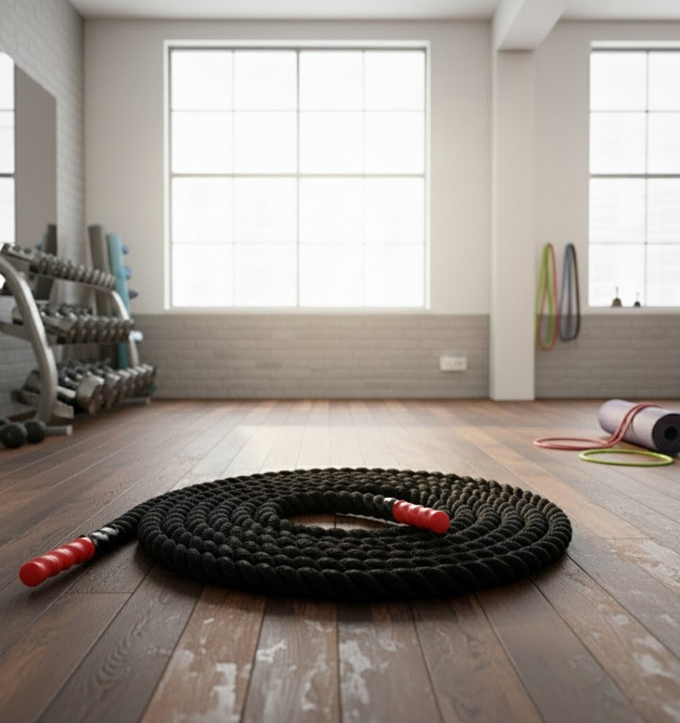 Peak Power Battle Rope, hochwertiges Schlagseil für Kraftausdauer & Muskelaufbau, Schwungseil für effektives Ganzkörpertraining