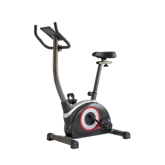 Peak Power Kompakter Fitness Hometrainer, Fitness Fahrrad mit Computer, mit Pulssensoren