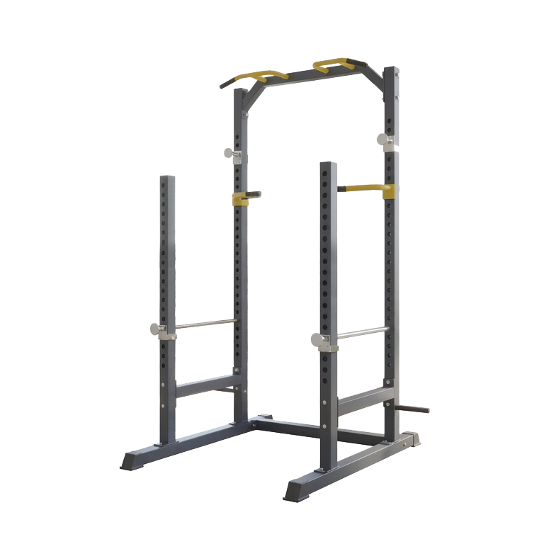 Peak Power Unisex-Erwachsene Power Fitness Multifunktionales Cage für effektives Ganzkörpertraining, Massive Stahlkonstruktion, Schwarz/Rot, Extra breit